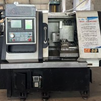 台盛CX50数控斜轨车床 新代21TB系统8工位电动刀塔液压卡盘